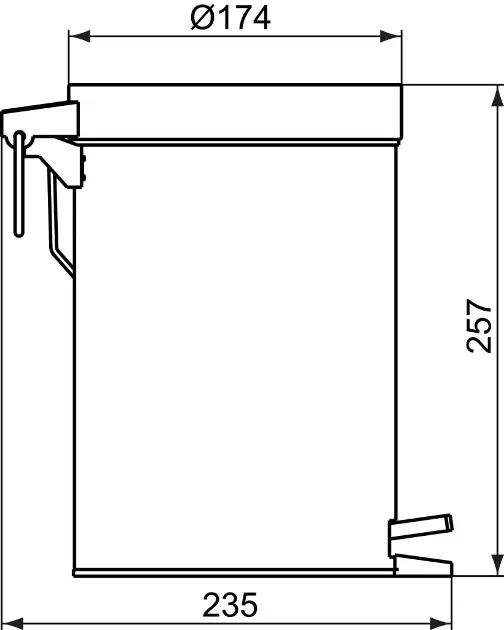 Ideal Standard - IOM - Szemetes - A9104MY – 2. kép