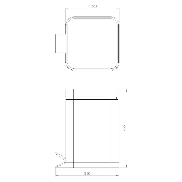 Sapho - Gedy Bathroom accessories - Szemetes - 230914 – 2. kép