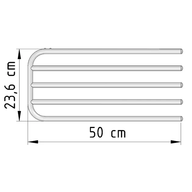 Aqualine - Accessories - Törölközőtartó - 25-03-SV450 – 2. kép