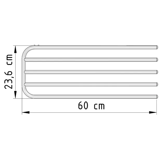 Aqualine - Accessories - Törölközőtartó - 25-03-SV460 – 2. kép