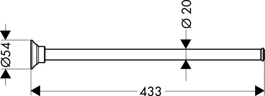 Axor - Montreux - Törölközőtartó - 42020000 – 2. kép