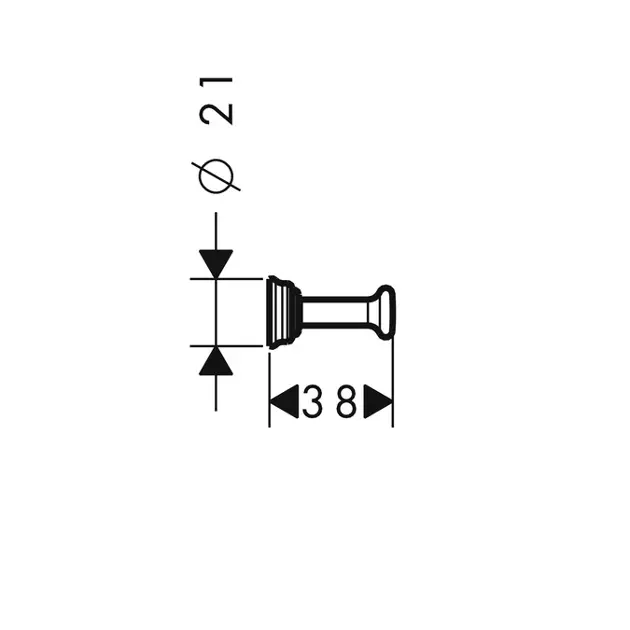 Axor - Montreux - Törölközőtartó - 42137000 – 2. kép