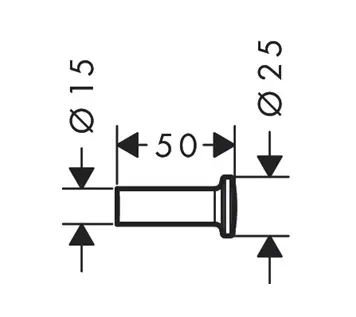 Axor - Universal Circular - Törölközőtartó - 42811340 – 2. kép
