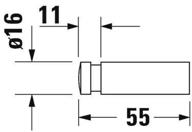 Duravit - D-Code - Törölközőtartó - 0099041000 – 2. kép