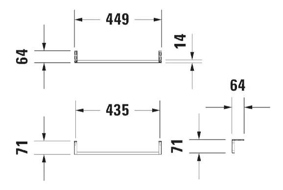 Duravit - Equipment and accessories - Törölközőtartó - 0030294600 – 2. kép