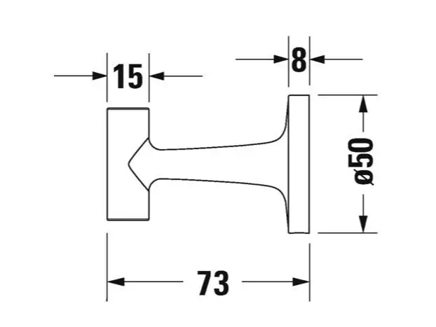 Duravit - Starck T - Törölközőtartó - 0099291000 – 2. kép