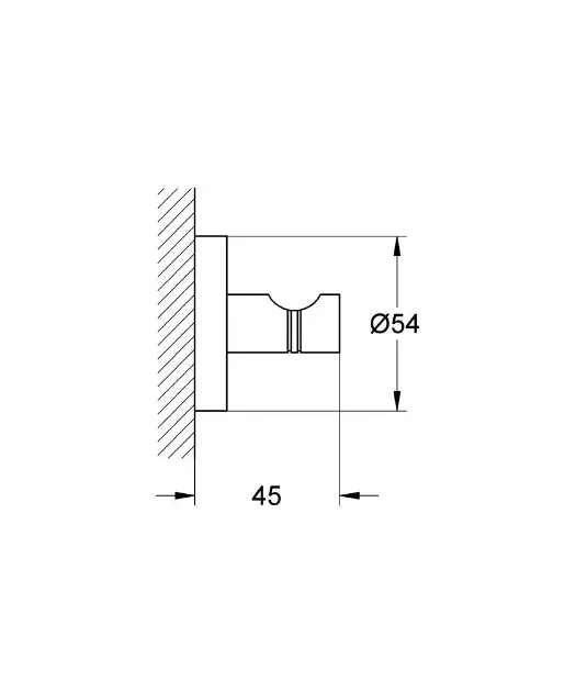 Grohe - Essentials - Törölközőtartó - 40364001 – 2. kép
