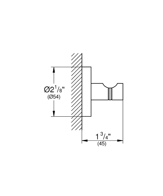 Grohe - Essentials - Törölközőtartó - 40364GN1 – 2. kép