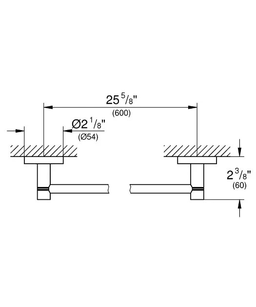 Grohe - Essentials - Törölközőtartó - 40366DL1 – 2. kép