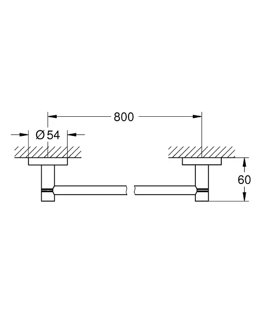 Grohe - Essentials - Törölközőtartó - 40386DL1 – 2. kép