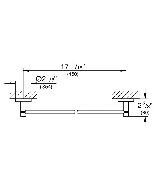 Grohe - Essentials - Törölközőtartó - 40688DC1 – 2. kép