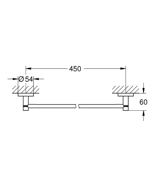 Grohe - Essentials - Törölközőtartó - 40688DL1 – 2. kép