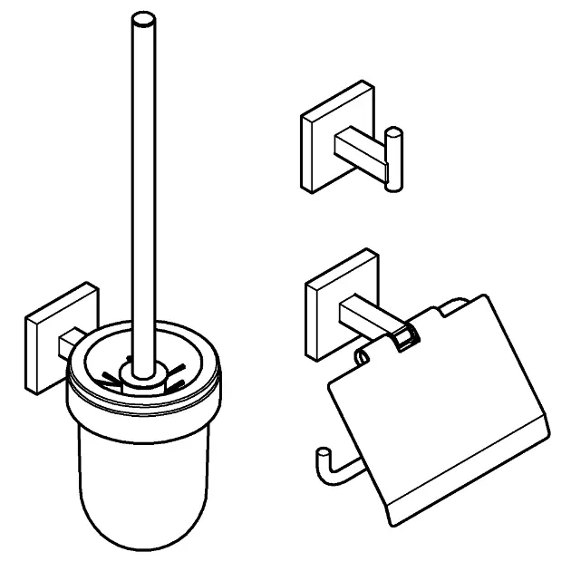 Grohe - QuickFix Start Cube - Törölközőtartó - 41123DC0 – 3. kép