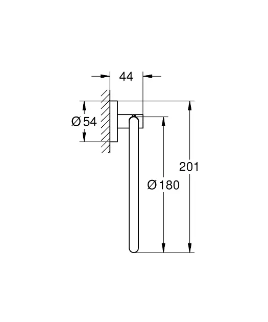 Grohe - QuickFix Start - Törölközőtartó - 41174000 – 2. kép
