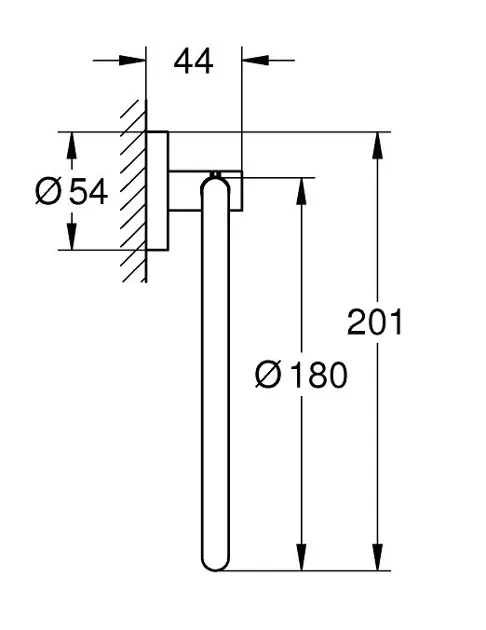 Grohe - QuickFix Start - Törölközőtartó - 411742430 – 2. kép