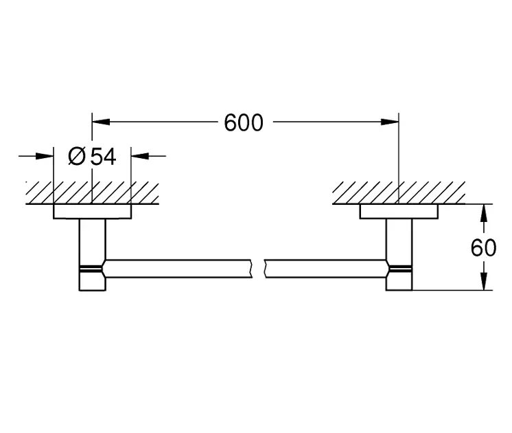Grohe - QuickFix Start - Törölközőtartó - 41178000 – 2. kép