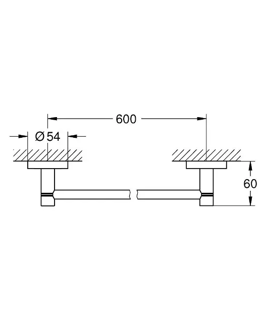 Grohe - QuickFix Start - Törölközőtartó - 411782430 – 2. kép