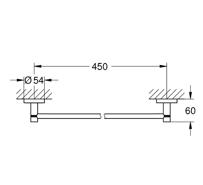 Grohe - QuickFix Start - Törölközőtartó - 41197DC0 – 2. kép