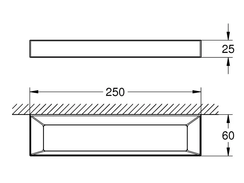 Grohe - Selection Cube - Törölközőtartó - 40766000 – 2. kép