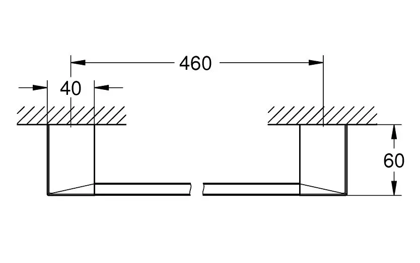 Grohe - Selection Cube - Törölközőtartó - 40767000 – 2. kép