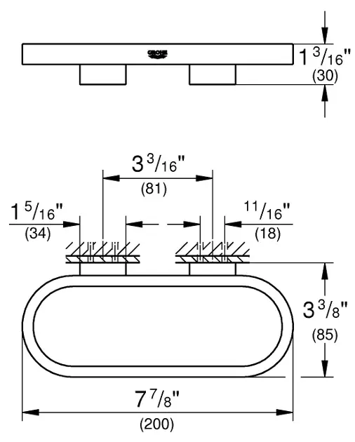 Grohe - Selection - Törölközőtartó - 41035DL0 – 2. kép
