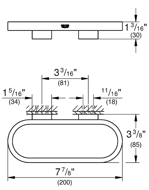 Grohe - Selection - Törölközőtartó - 41035EN0 – 2. kép