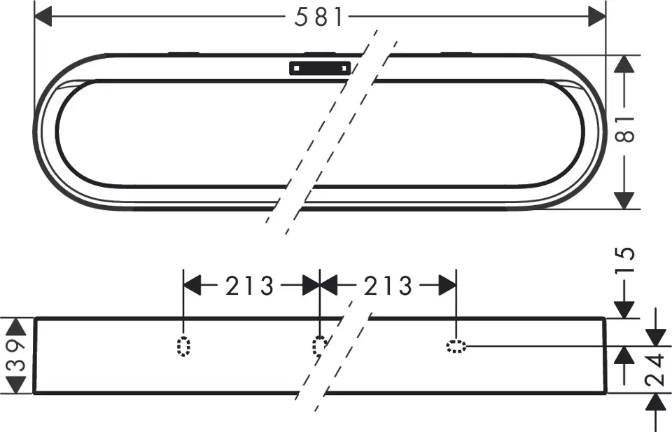 Hansgrohe - WallStoris - Törölközőtartó - 27926670 – 2. kép