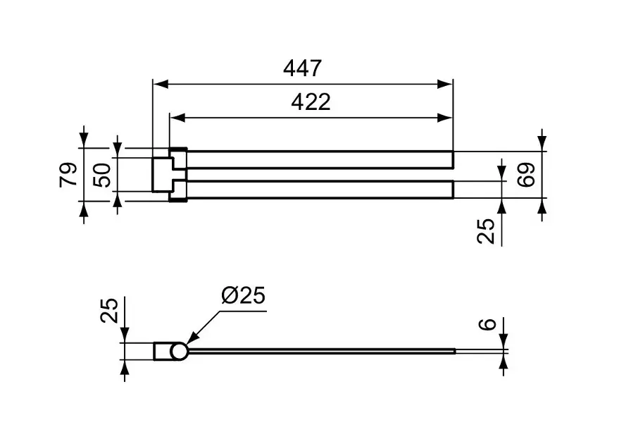 Ideal Standard - Conca - Törölközőtartó - T5395XG – 2. kép