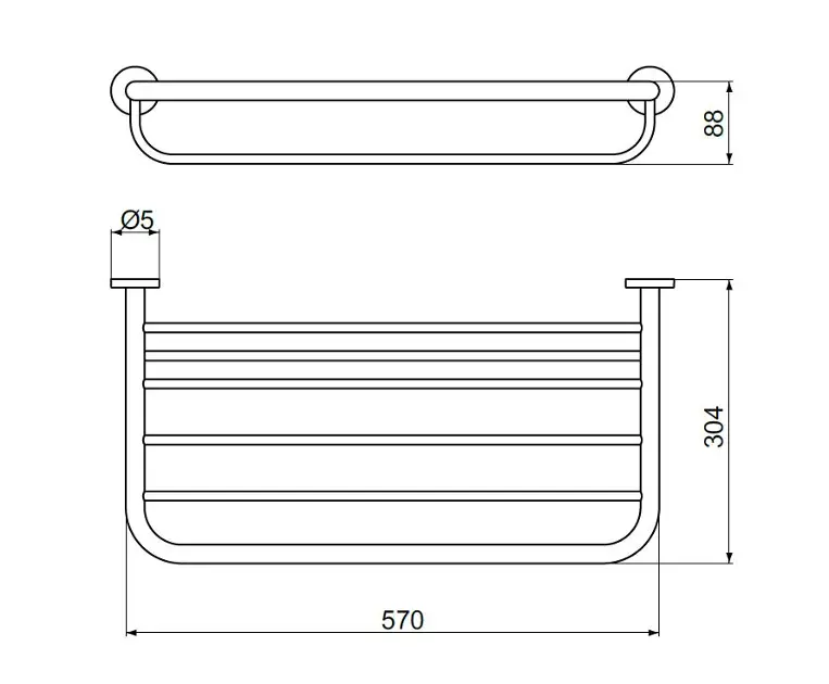 Ideal Standard - IOM - Törölközőtartó - A9106XG – 2. kép