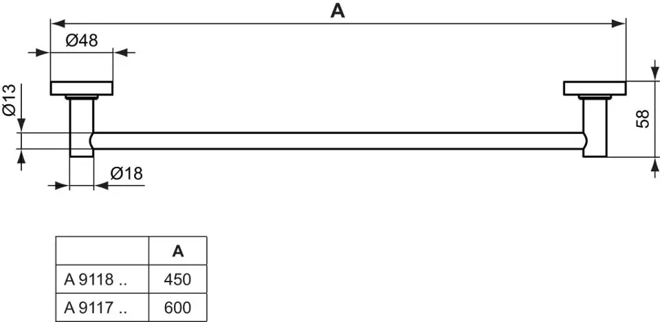 Ideal Standard - IOM - Törölközőtartó - A9117AA – 2. kép