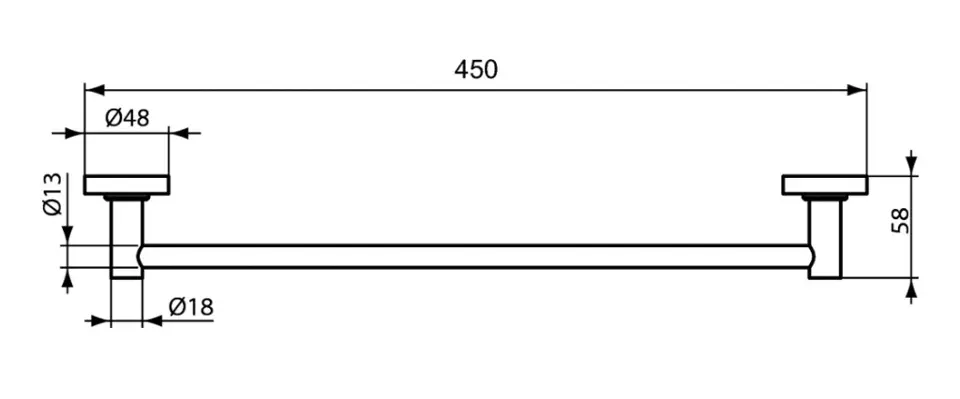 Ideal Standard - IOM - Törölközőtartó - A9117XG – 2. kép