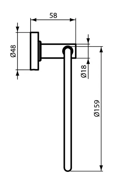 Ideal Standard - IOM - Törölközőtartó - A9130XG – 2. kép