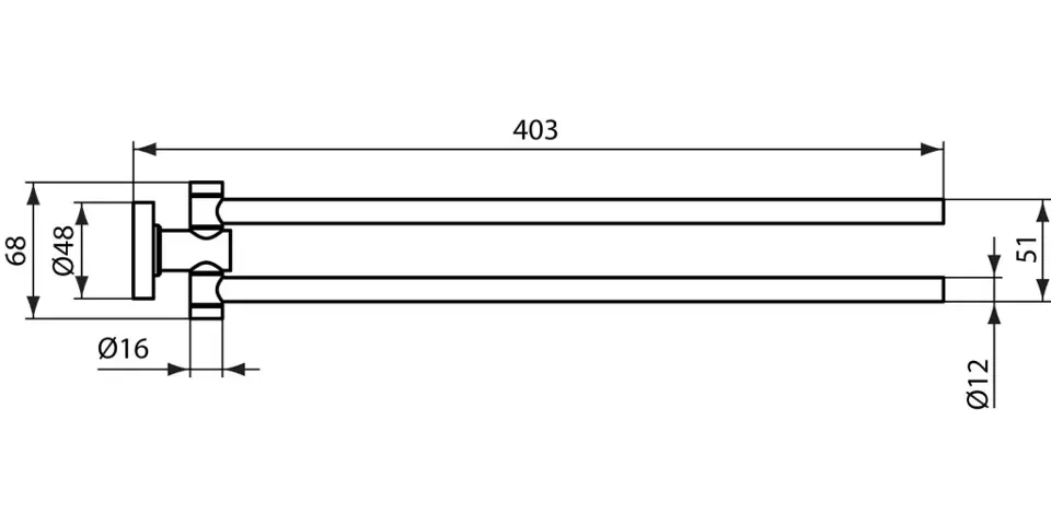 Ideal Standard - IOM - Törölközőtartó - A9131AA – 2. kép