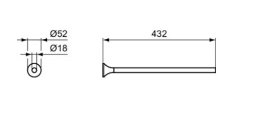 Ideal Standard - La Dolce Vita - Törölközőtartó - T5500GN – 2. kép