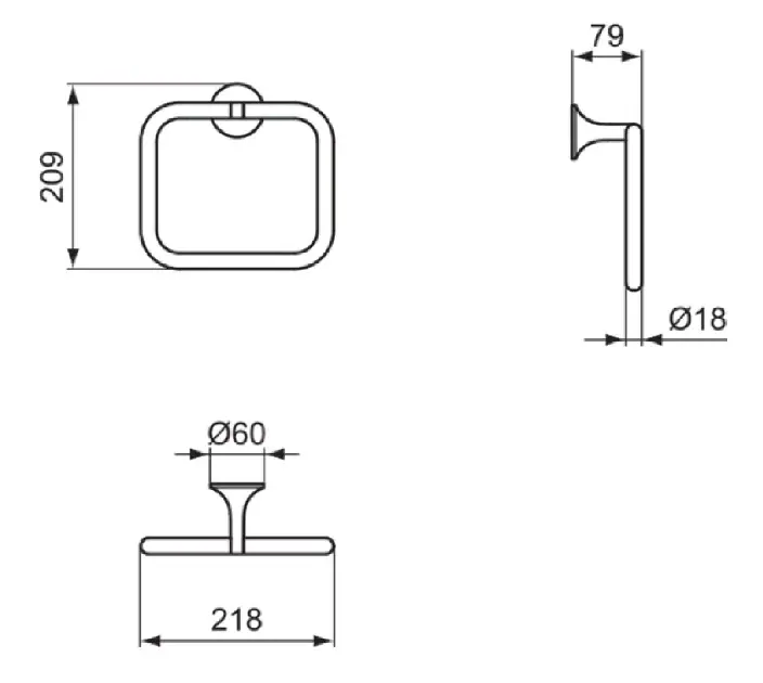 Ideal Standard - La Dolce Vita - Törölközőtartó - T5501A2 – 2. kép