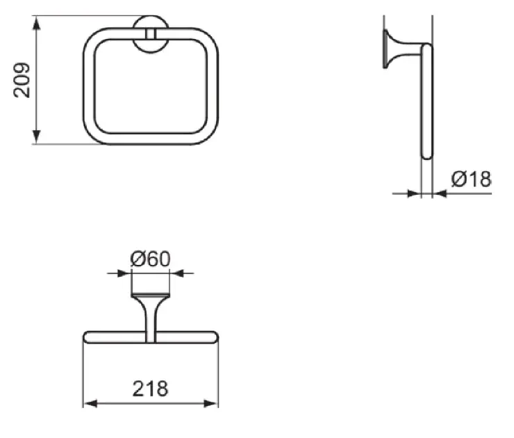 Ideal Standard - La Dolce Vita - Törölközőtartó - T5501AA – 2. kép