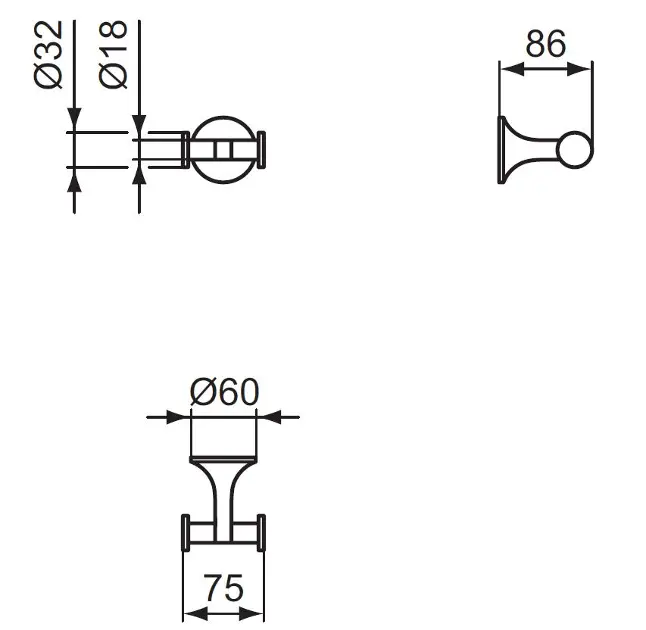 Ideal Standard - La Dolce Vita - Törölközőtartó - T5504A2 – 2. kép