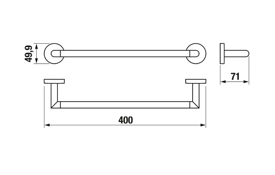 Jika - Mio Style - Törölközőtartó - H3812F10040001 – 2. kép