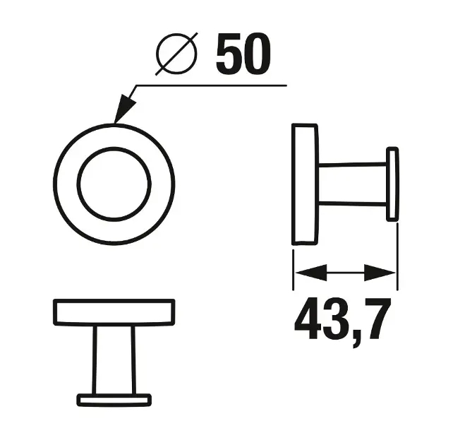 Jika - Mio Style - Törölközőtartó - H3812F30040001 – 2. kép