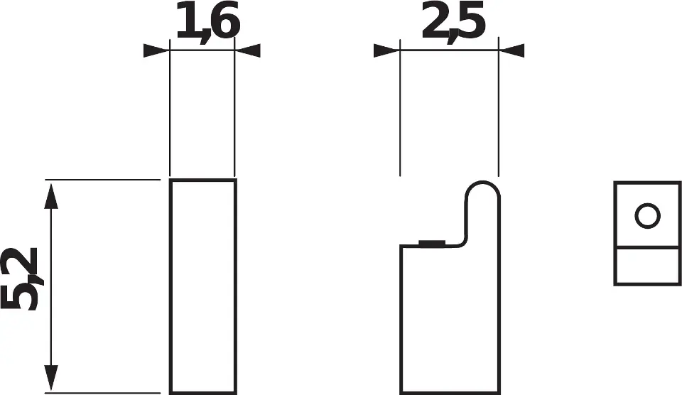 Jika - Pure - Törölközőtartó - H3813B30040001 – 2. kép