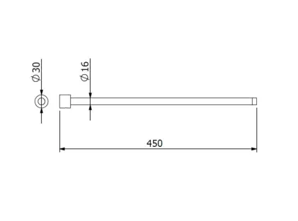 Kludi - Vela R - Törölközőtartó - 5897753S – 2. kép