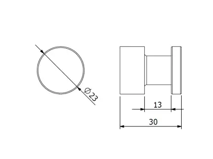 Kludi - Vela R - Törölközőtartó - 58984N0 – 2. kép