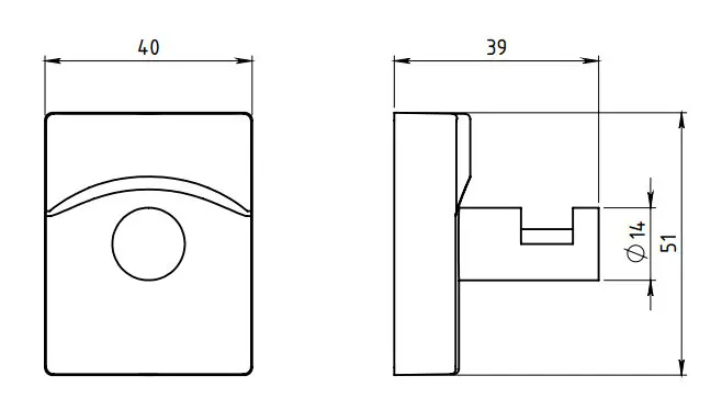 Novaservis - Metalia 12 - Törölközőtartó - 0209,0 – 2. kép