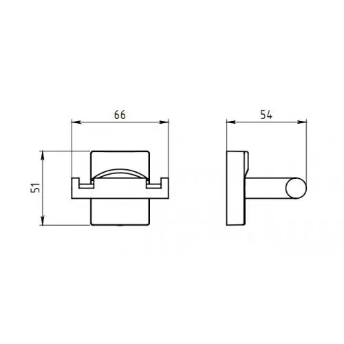 Novaservis - Metalia 12 - Törölközőtartó - 0256,0 – 2. kép
