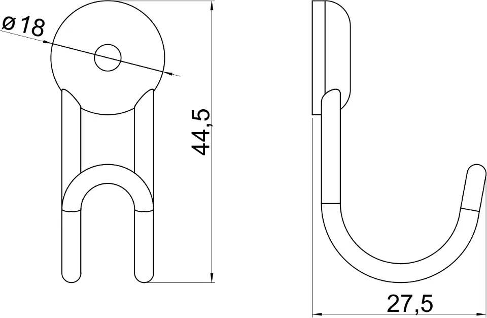 Novaservis - Wireware - Törölközőtartó - 6009,0 – 2. kép