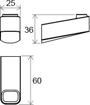 Ravak - 10° - Törölközőtartó - X07P353 – 2. kép