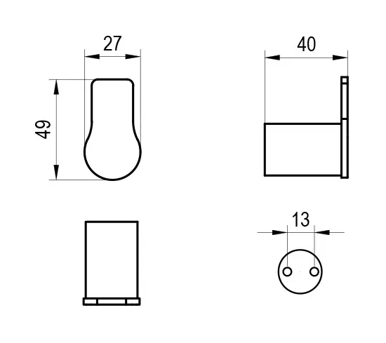 Ravak - Fold - Törölközőtartó - X07P1351 – 2. kép