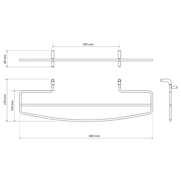 Sapho - Accessories - Törölközőtartó - 1306-09B – 2. kép