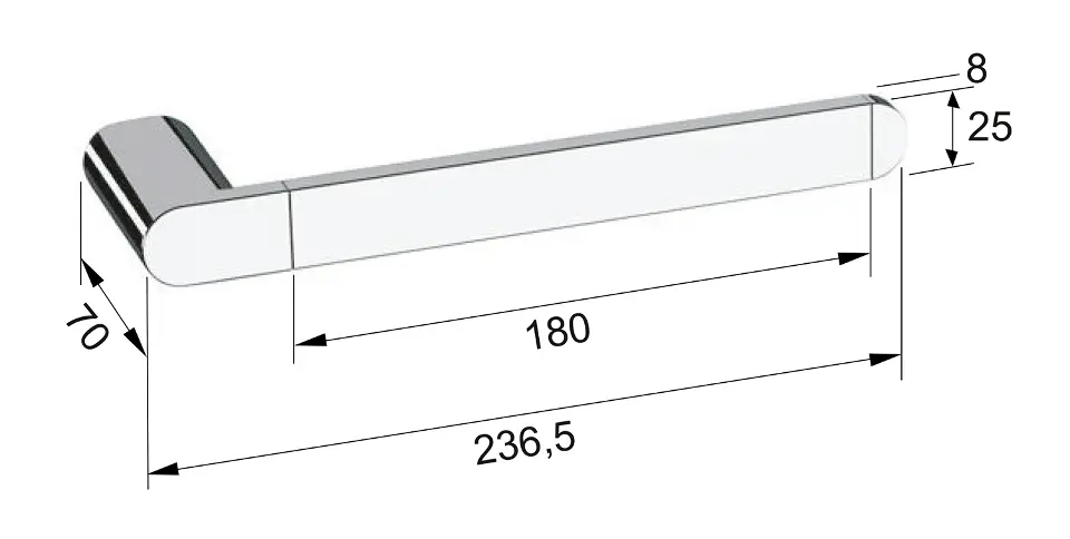 Sapho - Flori - Törölközőtartó - RF006 – 2. kép