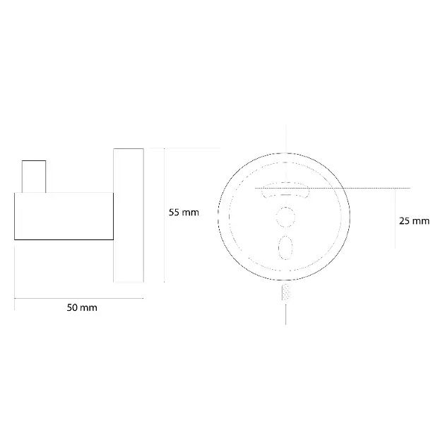 Sapho - X-Round - Törölközőtartó - XR205GB – 2. kép